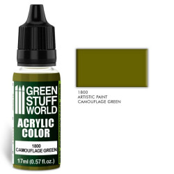 Acrylic Color Camouflage Green