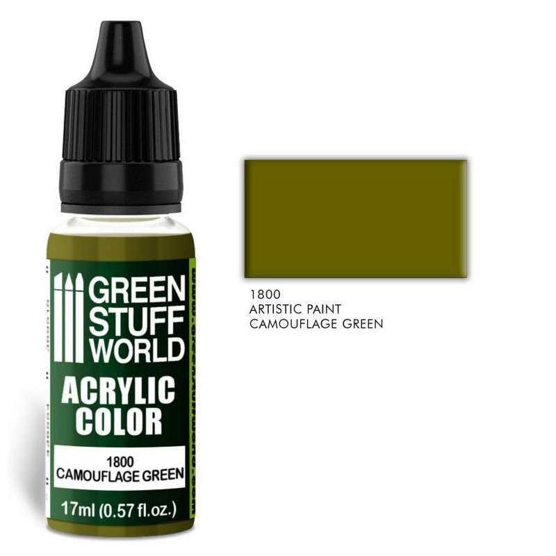 Acrylic Color Camouflage Green