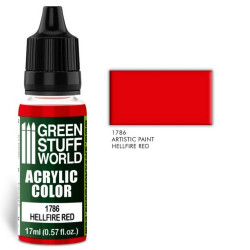 Acrylic Color Hellfire Red