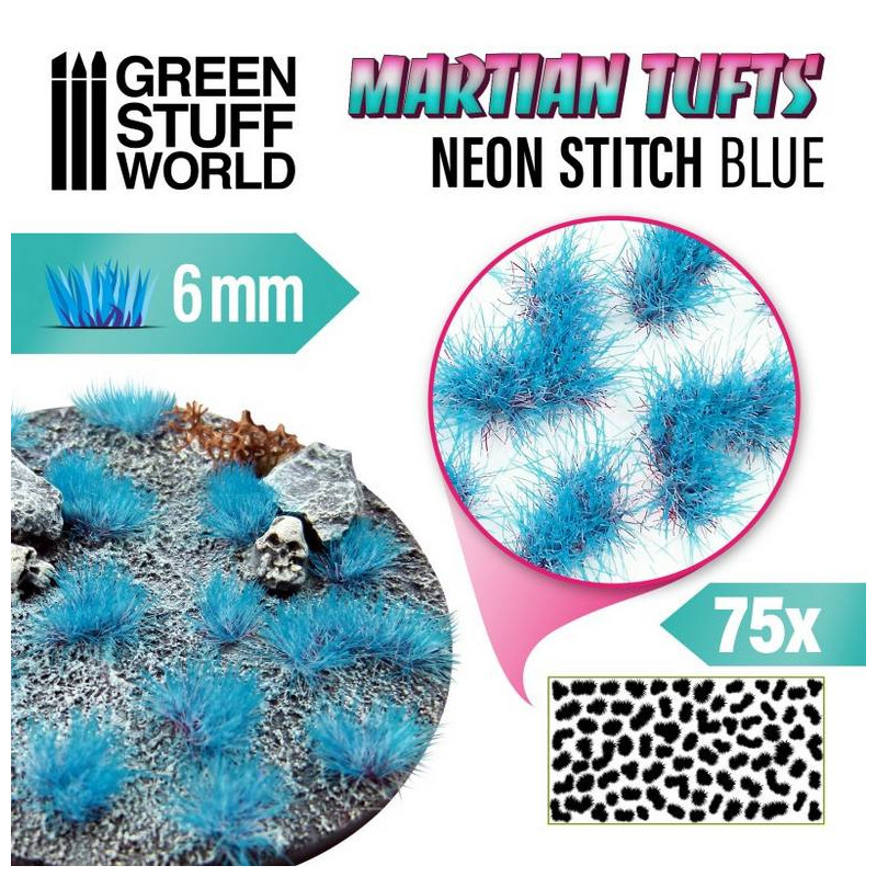 Matas Cesped Alien - Neon Stitch Blue