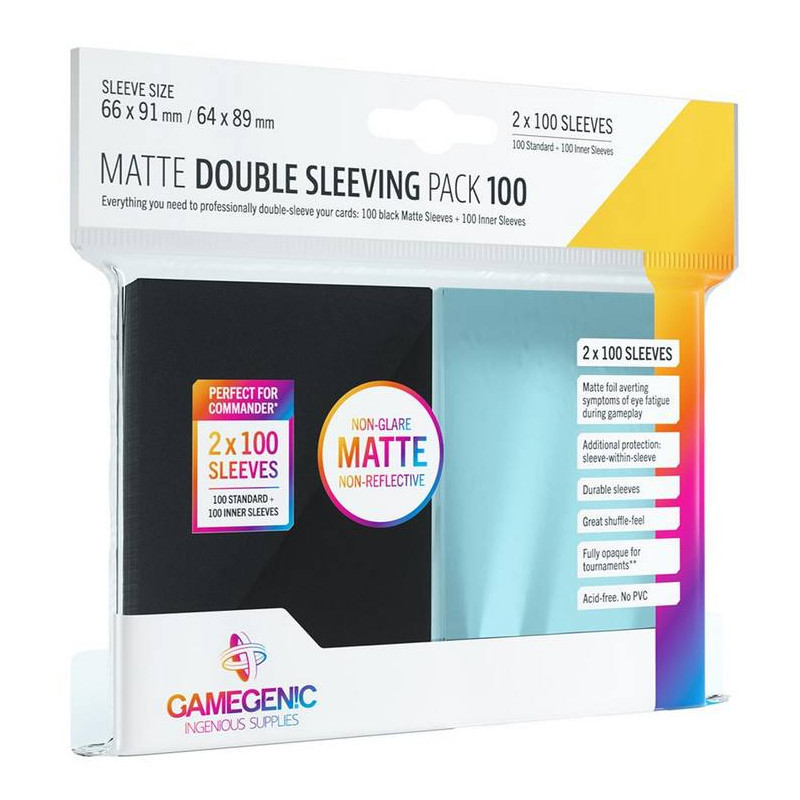 Gamegenic: Matte Double Sleeving Pack (100)