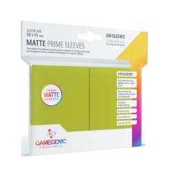 Gamegenic: Pack Matte Prime Sleeves Lime (100)