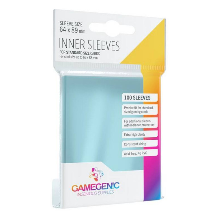 Gamegenic: Pack Inner Sleeves (100)