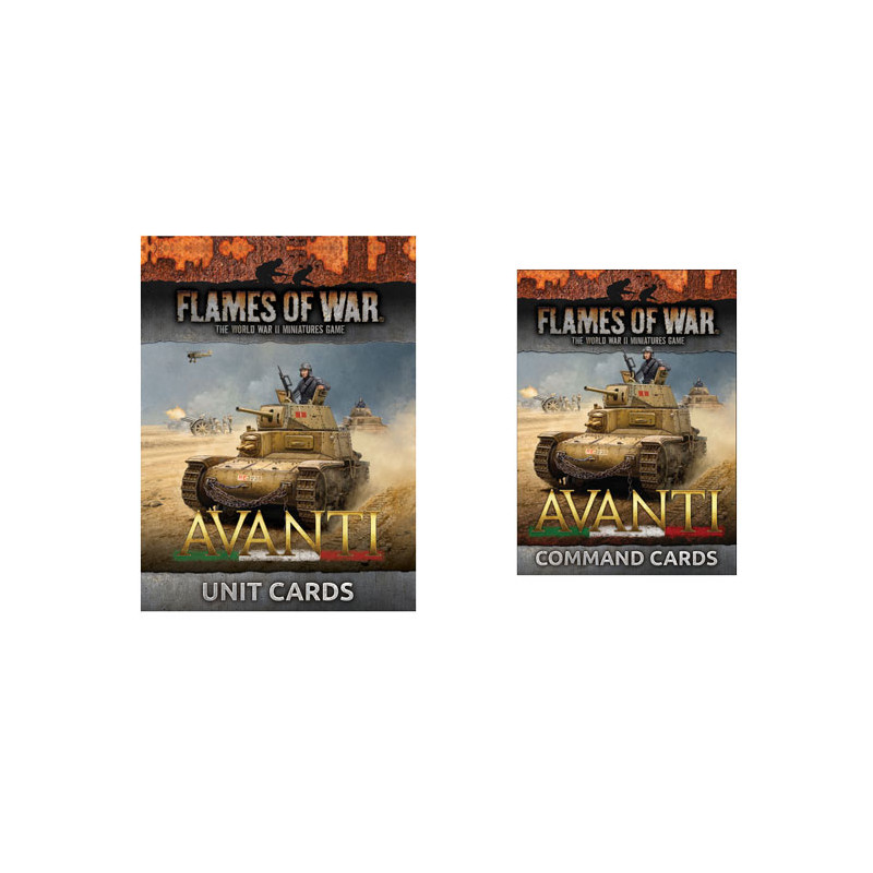 Italian Avanti Unit and Command Cards