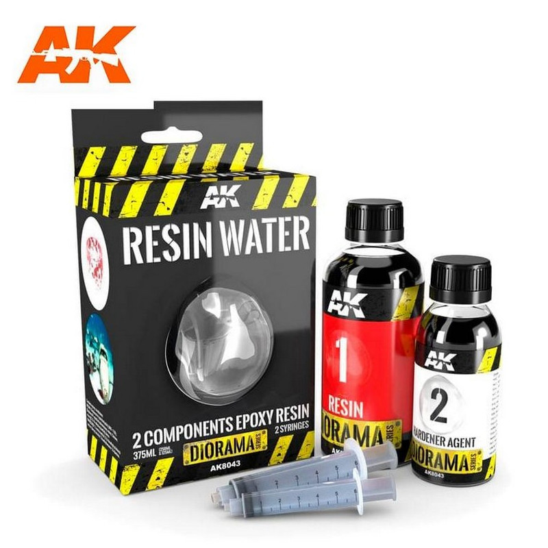 Resin Water 2-components Epoxy Resin - 375ml