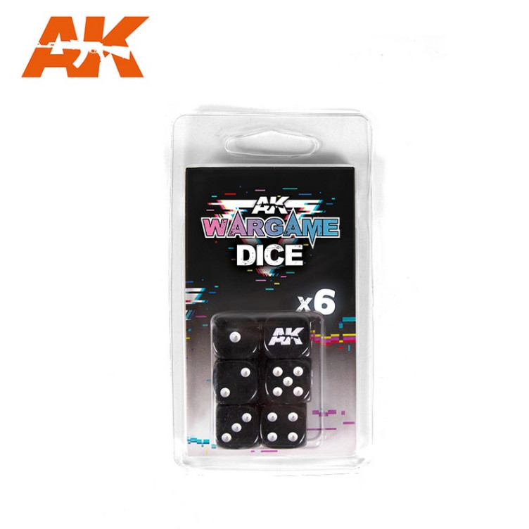 Set 6 Dices (Black)