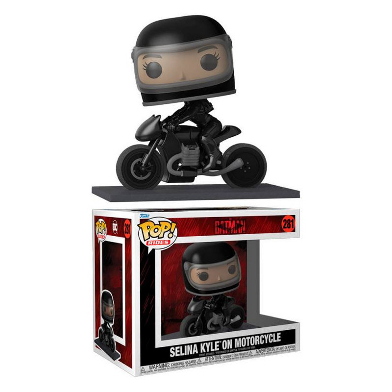 DC Comics POP! Selina on motorcycle 15 cm