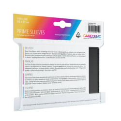 Gamegenic: Pack Prime Sleeves Black 66x91mm (100)