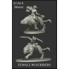 Female Wolfriders 2 Miniaturas Scale 30mm