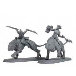 Female Wolfriders 2 Miniaturas Scale 30mm