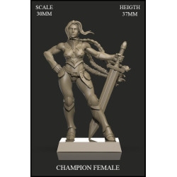 Paladin Champion Female 30mm