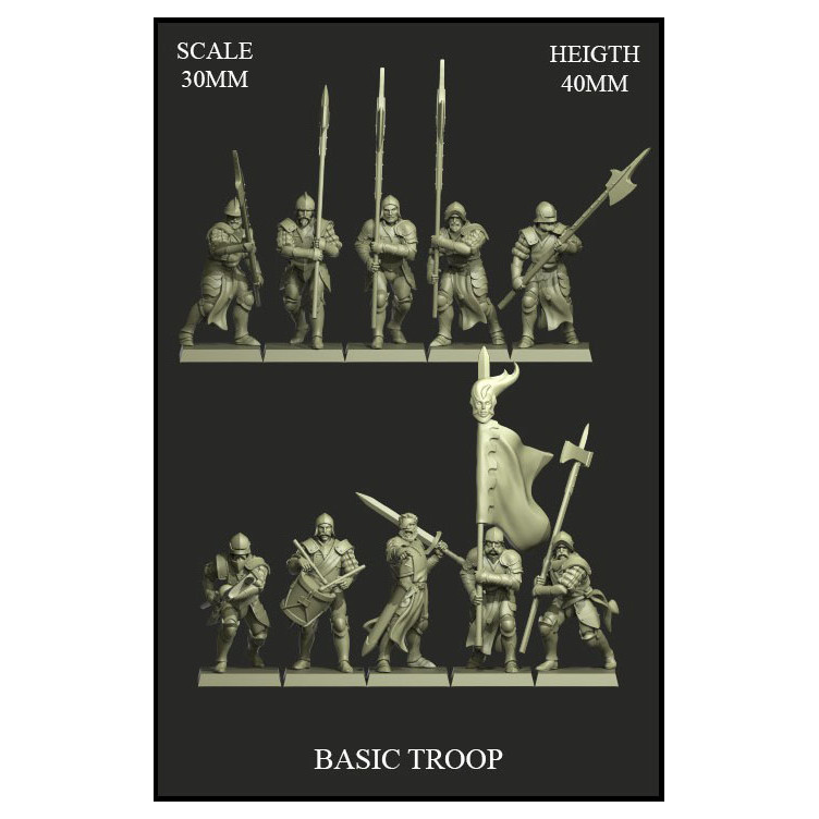 Basic Troop 30mm