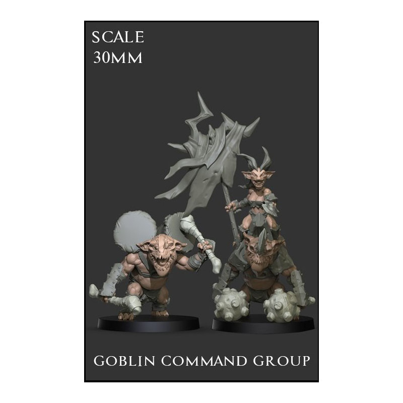 Goblin Command Group Scale 30mm