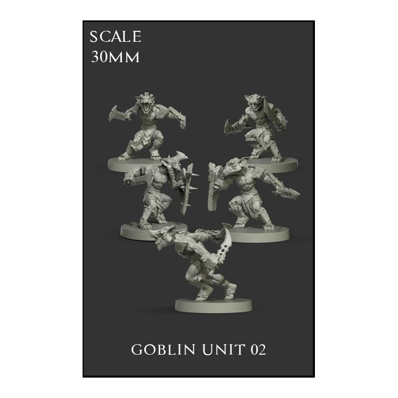 Goblin Unit 02 Scale 30mm