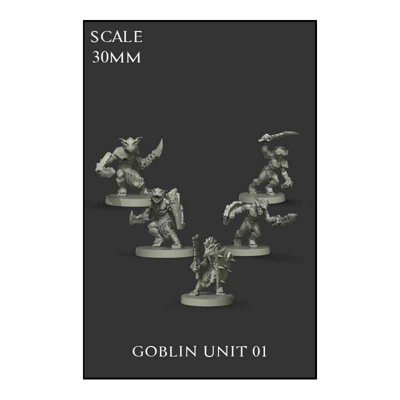 Goblin Unit 01 Scale 30mm