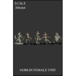 Goblin Female Unit Scale 30mm