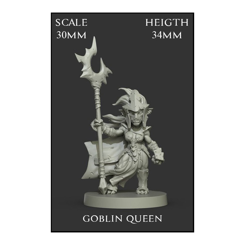 Goblin Queen Scale 30mm