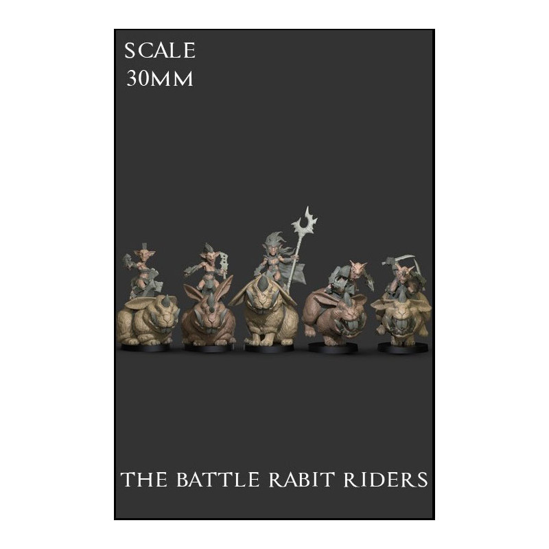 The Battle Rabit Riders Scale 30mm