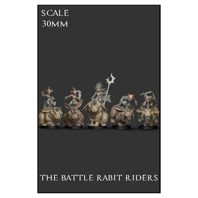 The Battle Rabit Riders Scale 30mm