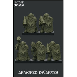 Armored Dwarves Special Unit Scale 30mm