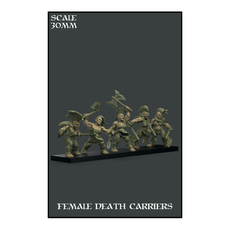 Female Death Carriers Special Unit Scale 30mm