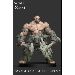 Savage Orc Champion V2 Scale 70mm