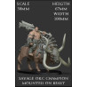 Savage Orc Champion Mounted On Beast Scale 30mm