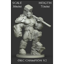 Orc Champion V2 Scale 30mm