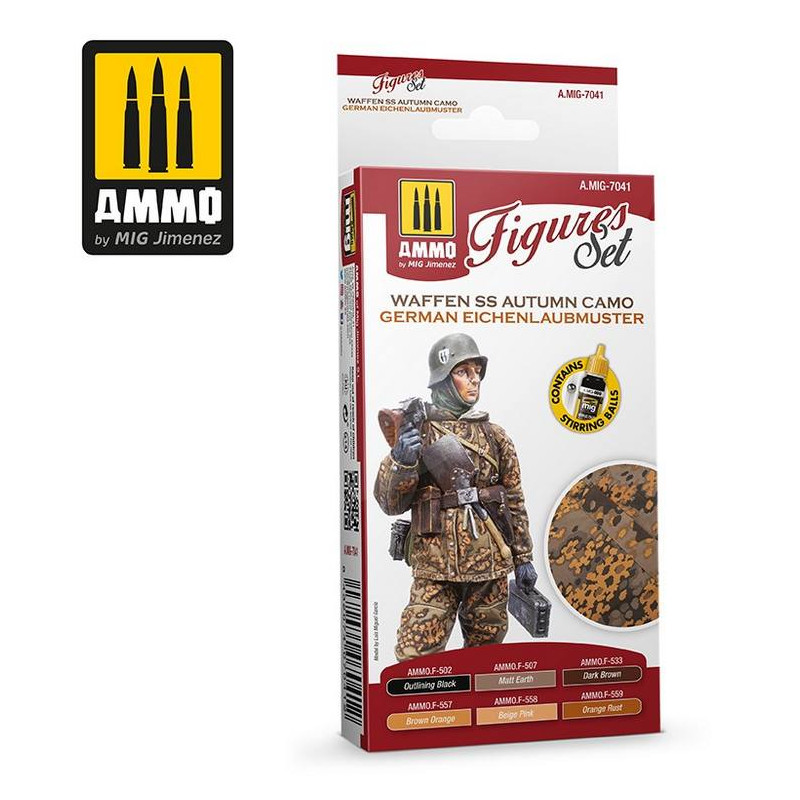 WAFFEN SS Autumn Camo. German Einchenlaubmuster Set