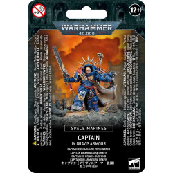 Space Marines: Capitán en armadura Gravis