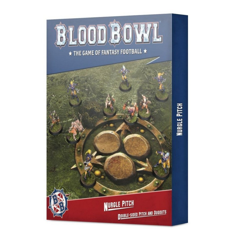 Blood Bowl: Nurgle Team Pitch & Dugouts