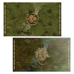 Blood Bowl: Nurgle Team Pitch & Dugouts