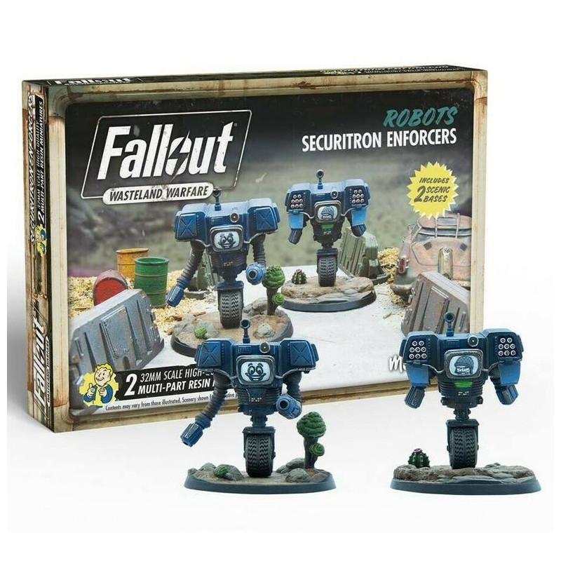 Fallout Wasteland Warfare Robots: Securitron Enforcers (english)