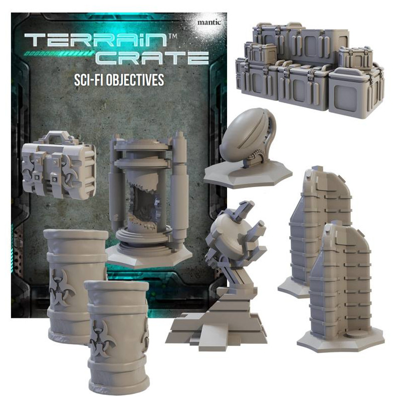 Terrain Crate: Sci-fi objectives