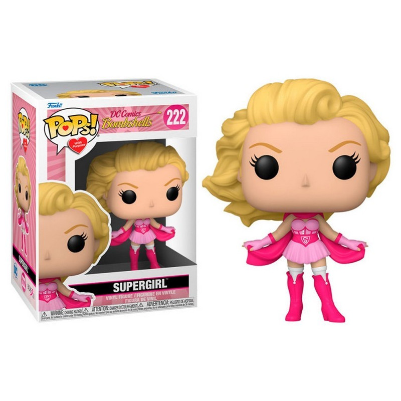 DC Bombshells POP! Invest.contra el cáncer Supergirl