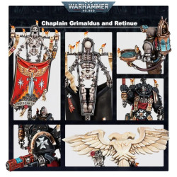 Black Templars: Capellán Grimaldus y Escolta