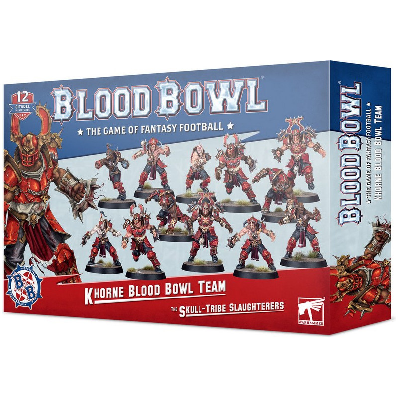 Blood Bowl Khorne Team: The Skull-tribe Slaughterers