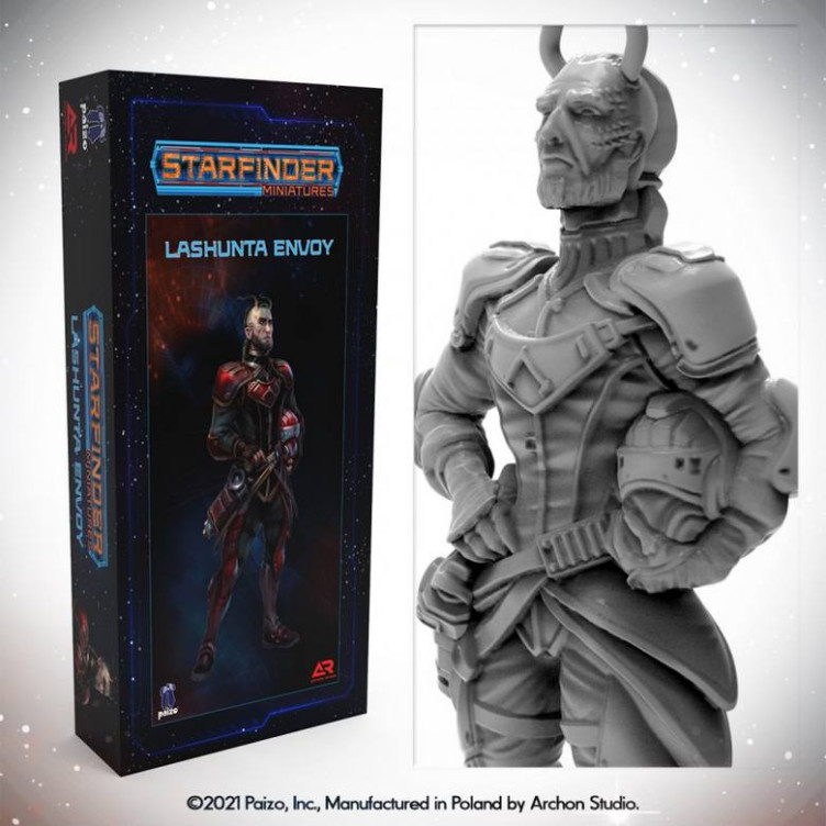 Starfinder Lashunta Envoy Miniature