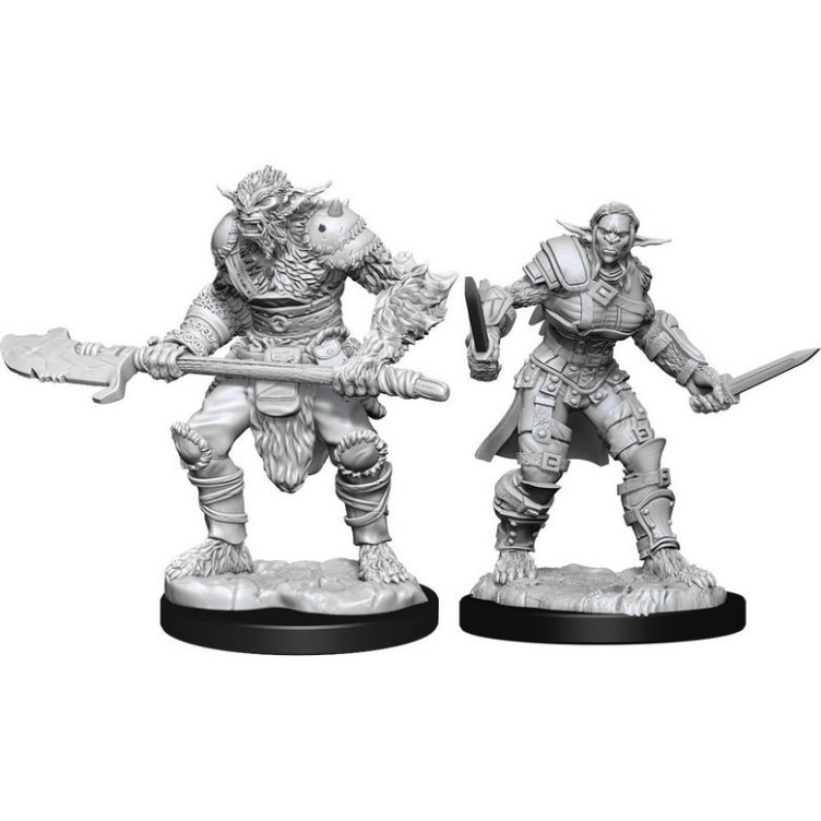 D&D Nolzur's Marvelous: Bugbear Barbarian Male & Bugbear Rogue F