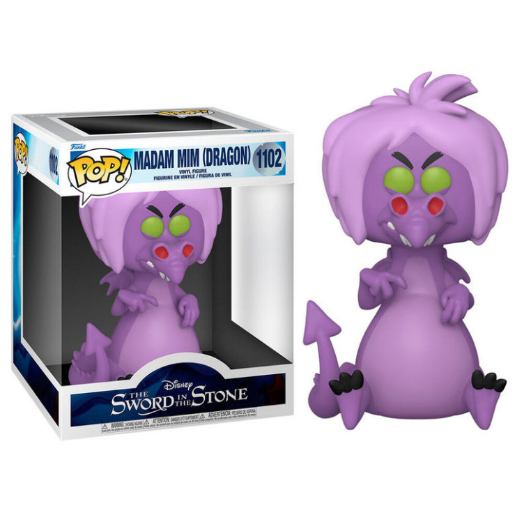 Disney POP! Merlin el Encantador Mim as Dragon 15cm