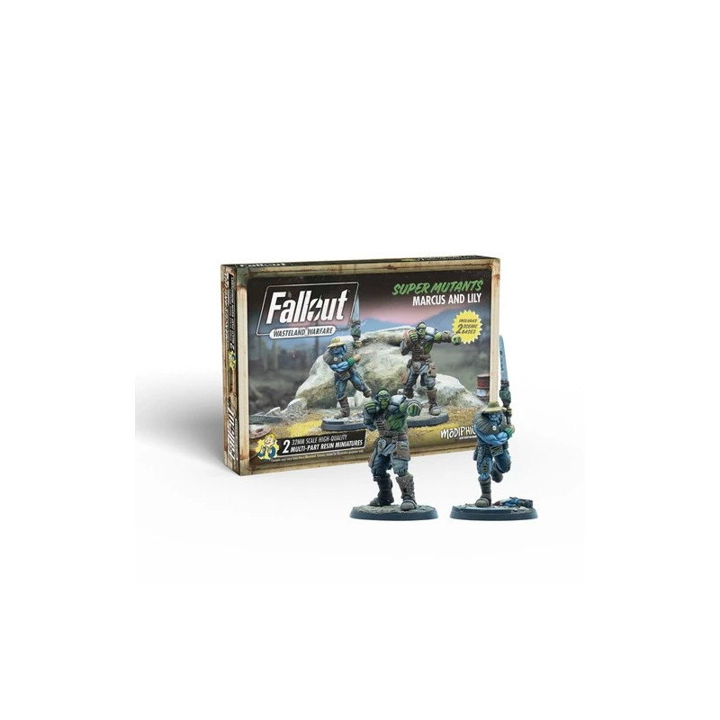 Fallout: Wasteland Warfare Super Mutants Marcus and Lily (Englis