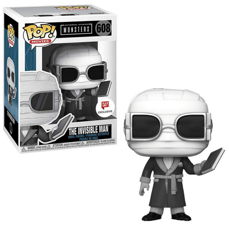 Universal Studios POP! Hombre Invisible Black & White Exc.