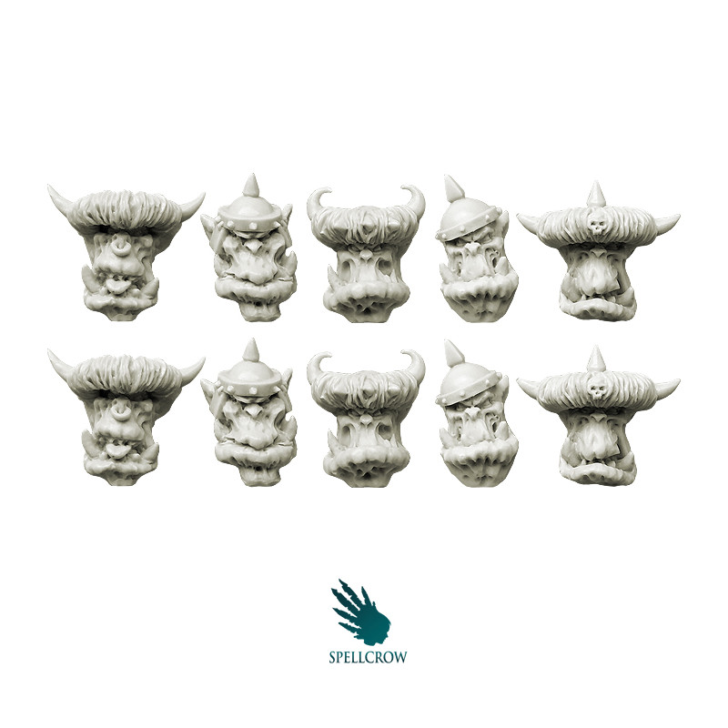 Orcs Armoured Heads v.3