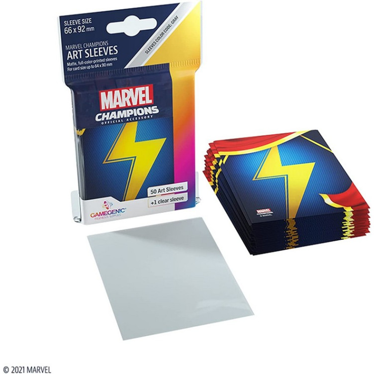 Gamegenic: Marvel Champions Sleeves Ms. Marvel