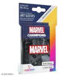 Gamegenic: Marvel Champions Sleeves Marvel Black