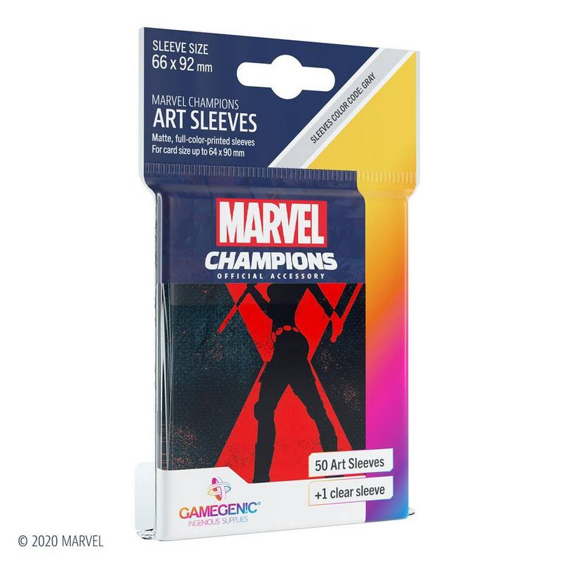 Gamegenic: Marvel Champions Sleeves Black Widow