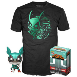 My Hero Academia POP! Set minifigura y camiseta Deku con Helmet