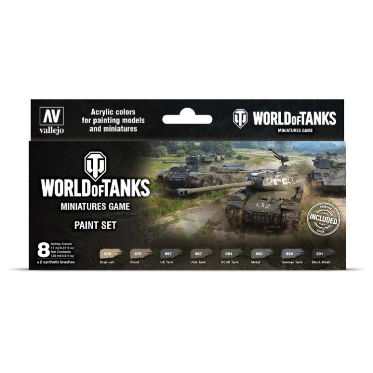 World of Tanks Miniatures Game Paint Set