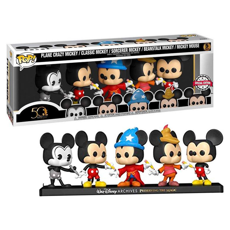 Disney POP! Pack 5 figuras Archives Mickey Exclusive