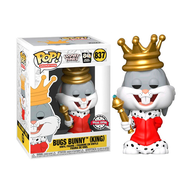 Looney Tunnes POP! 80th King Bugs Exclusive